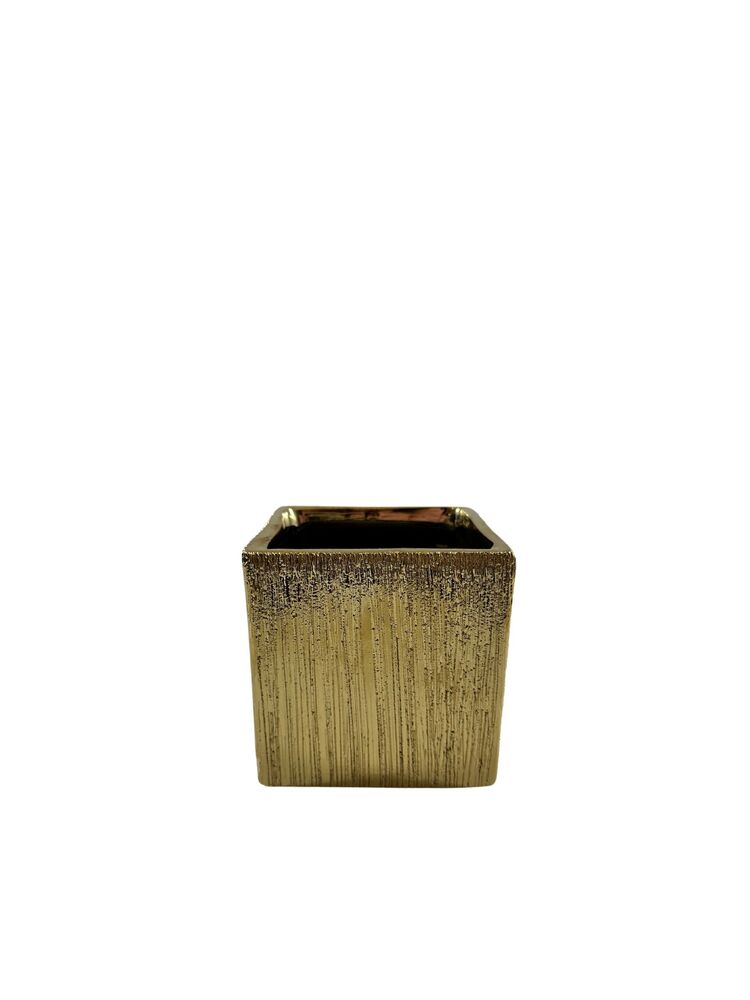 4 inch copper square ceramic vase