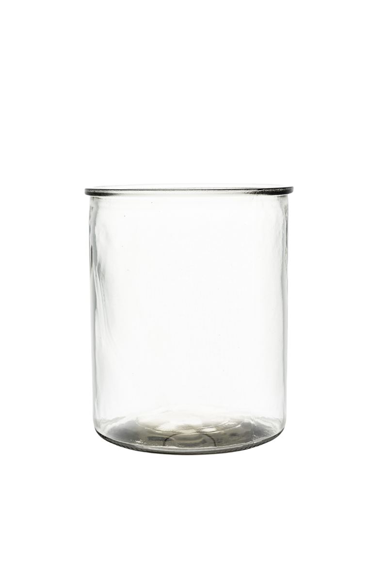 6 inch clear cylinder glass vase