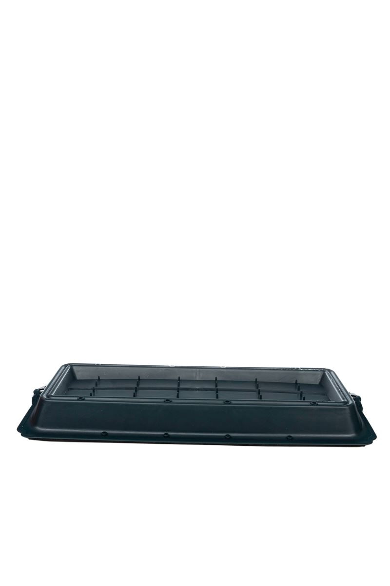 9.5 inch green deluxe casket plastic planter