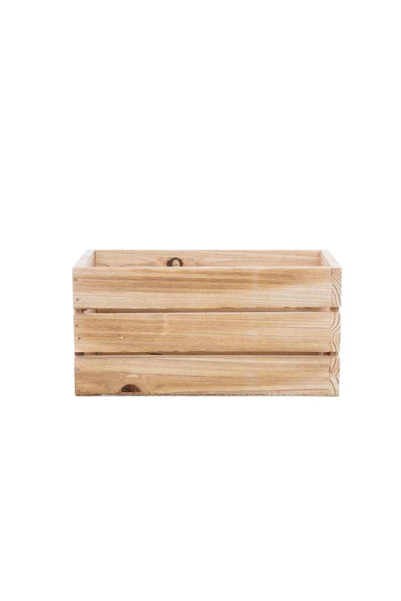 4 inch white rectangle wooden planter