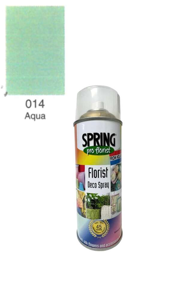 014 aqua floral spray color can