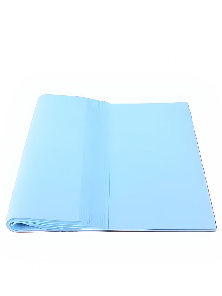 blue flower wrapping paper