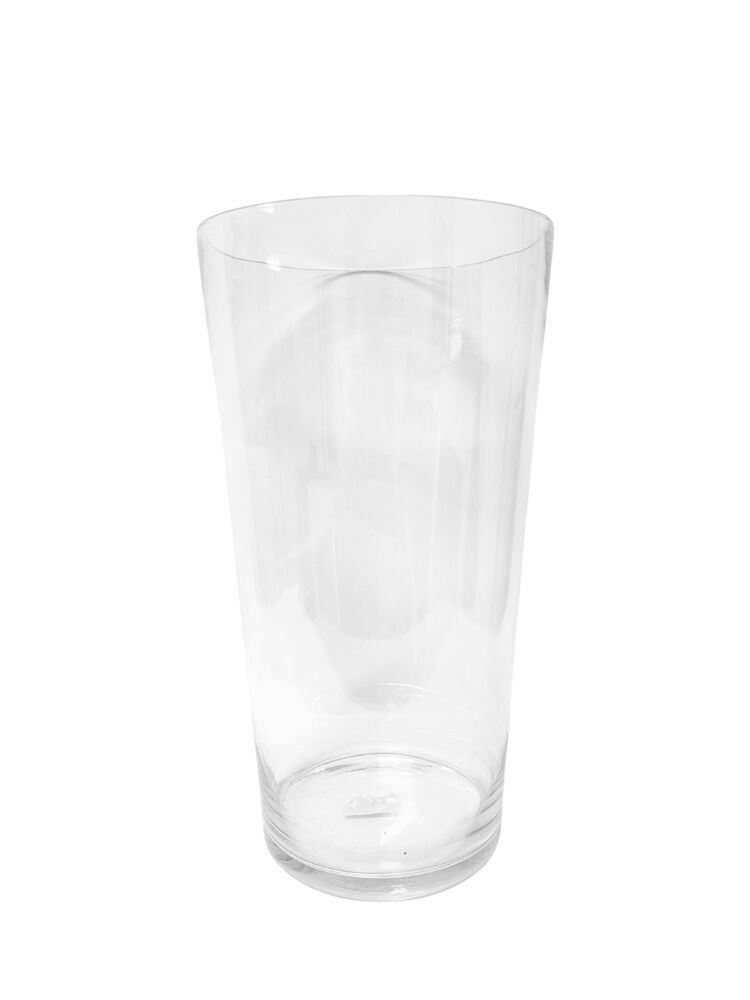 16 inch clear cup glass vase