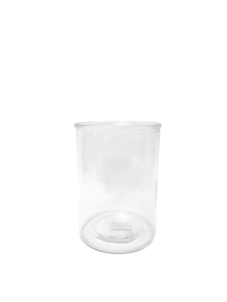 8 inch clear cylinder glass vase