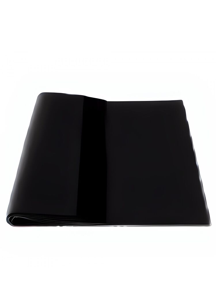 black flower wrapping paper