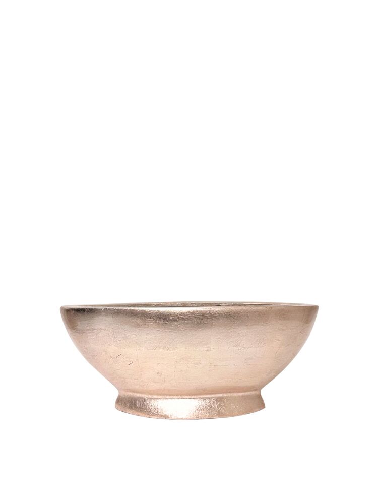 5.5 inch champagne boat polystone vase