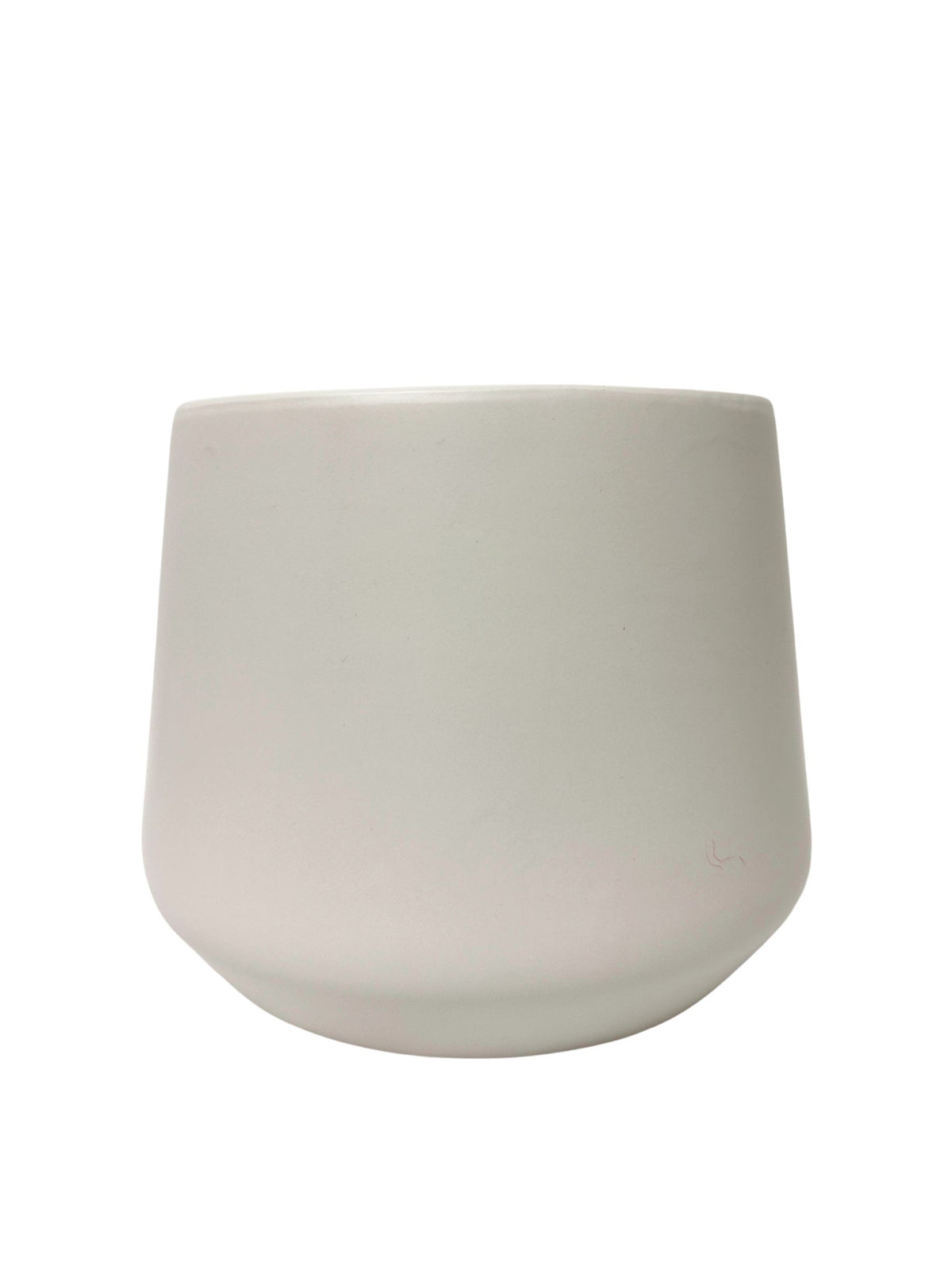 7 inch gray stone round ceramic cylinder
