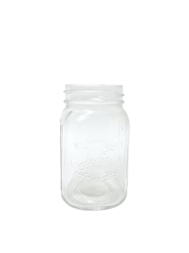 5.5 inch clear mason jar glass vase