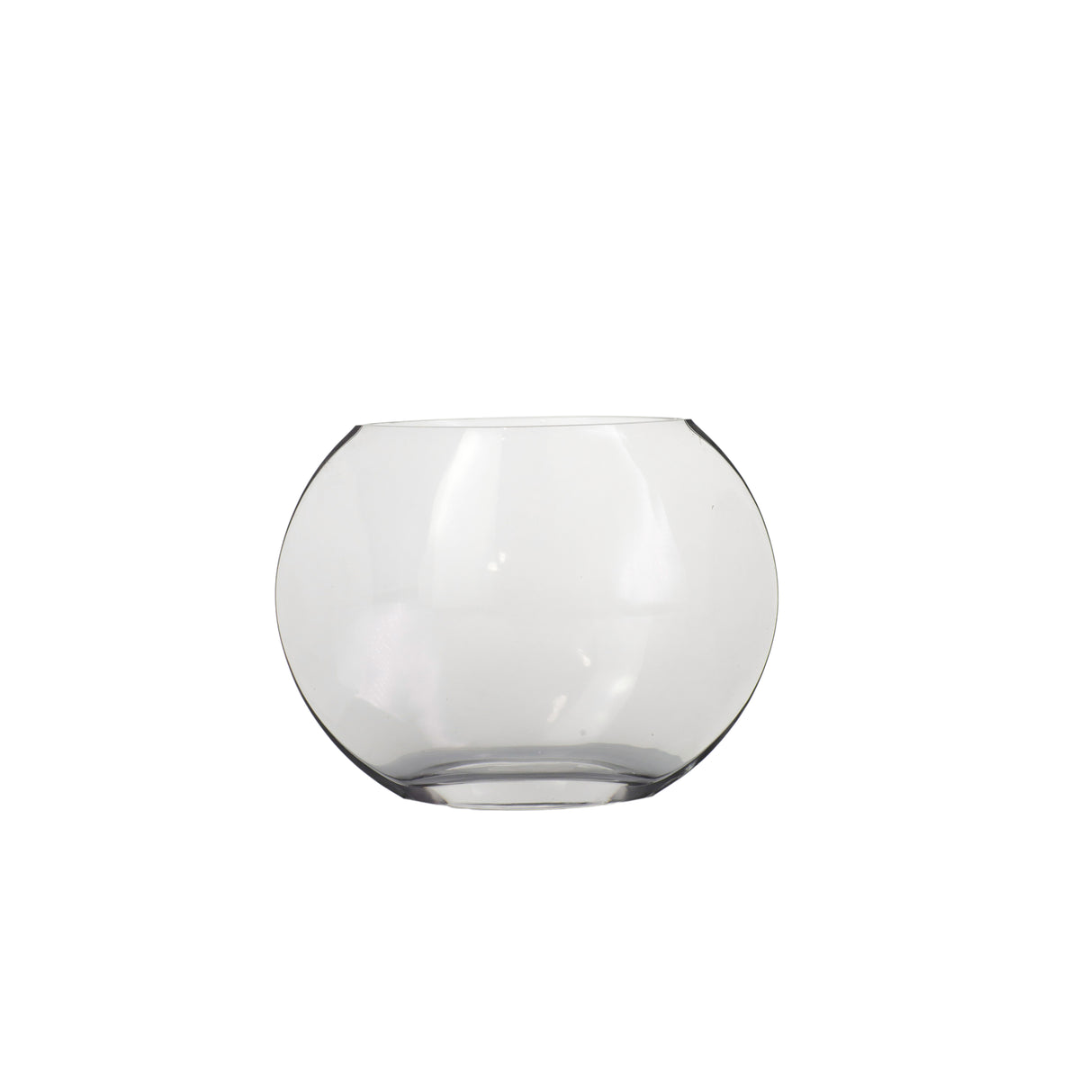 7.5 inch clear eye glass vase