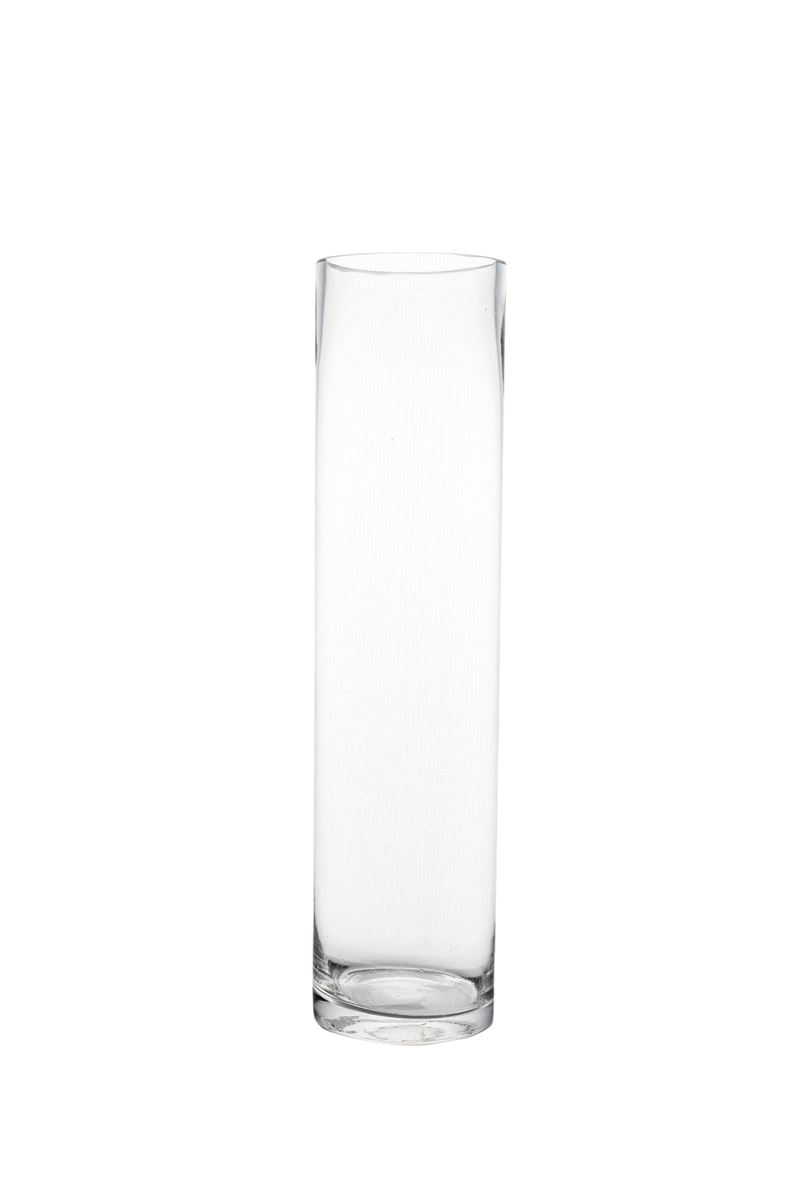 16 inch clear cylinder glass vase