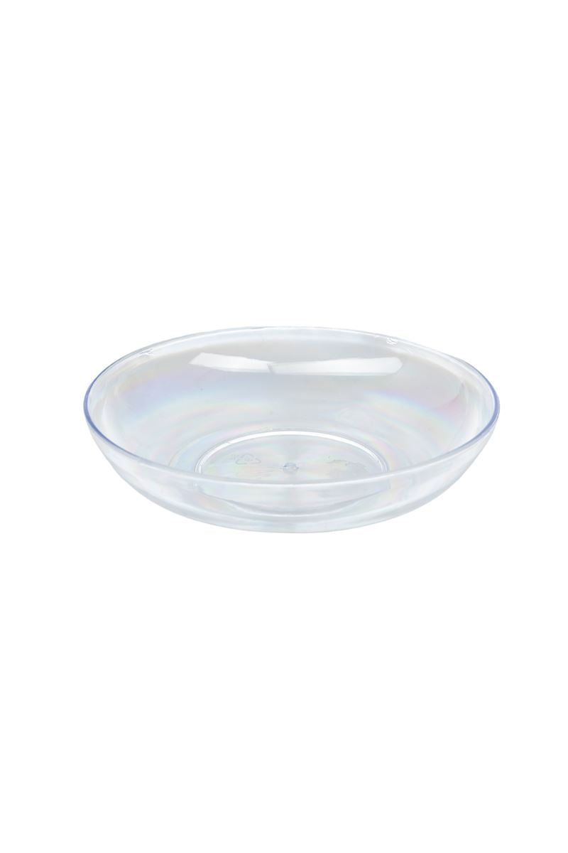 6 inch clear plastic floral tray