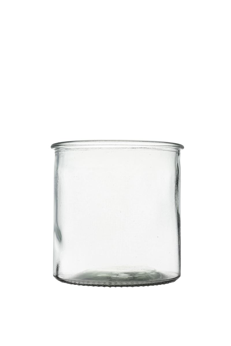 5 Inch Clear Cylinder Glass Vase 4.75