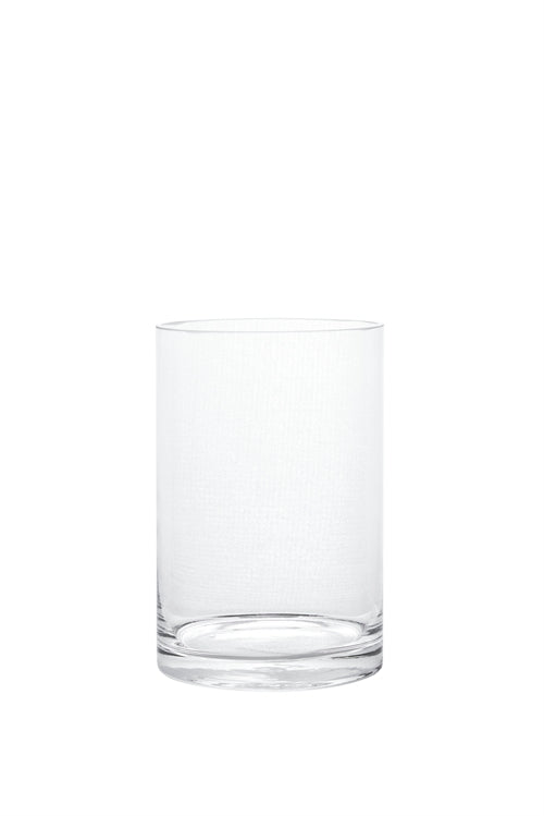 6 inch clear cylinder glass vase