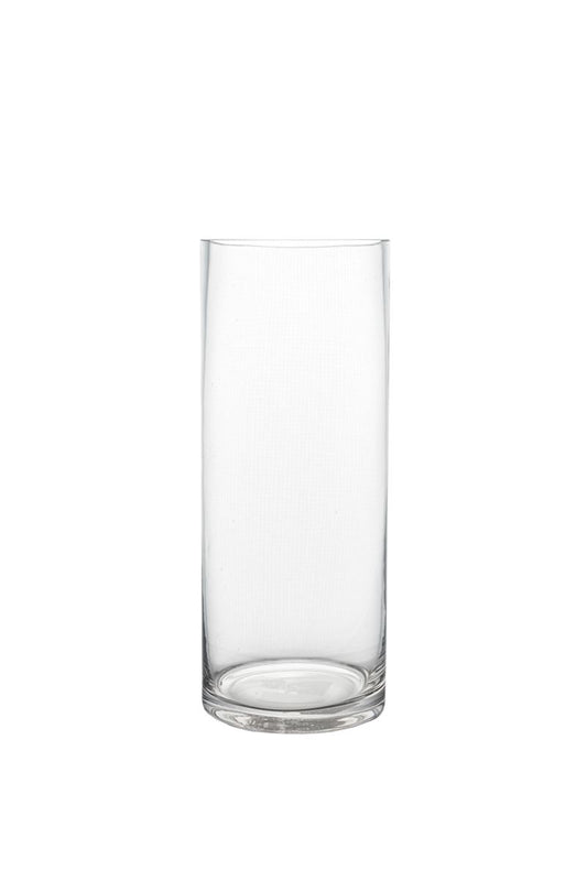 10 inch clear cylinder glass vase