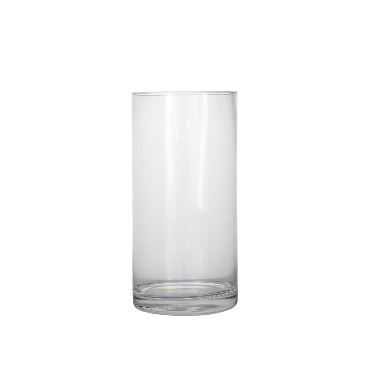 10 inch clear cylinder glass vase