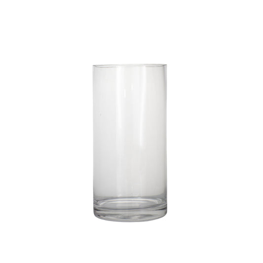 10 inch clear cylinder glass vase