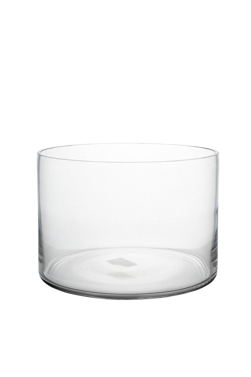 6 inch clear cylinder glass vase