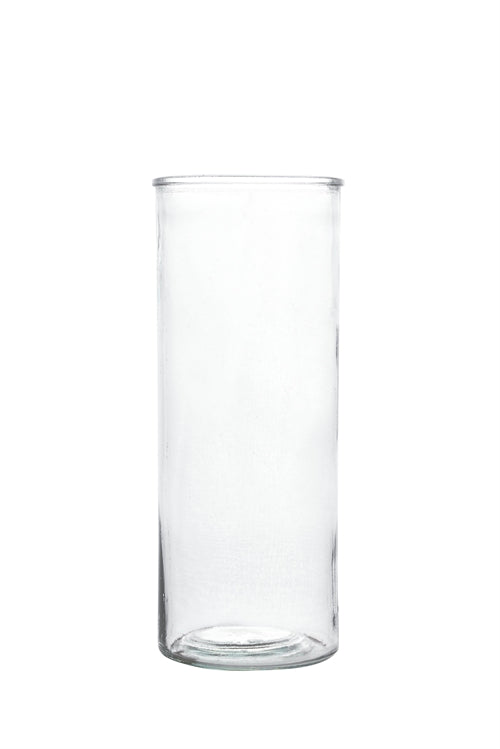 10 inch clear cylinder glass vase
