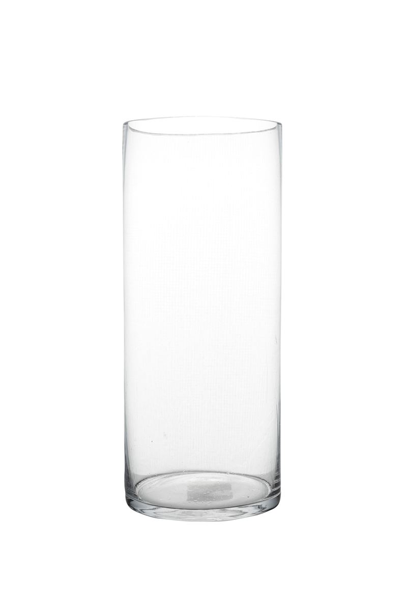 12 inch clear cylinder glass vase