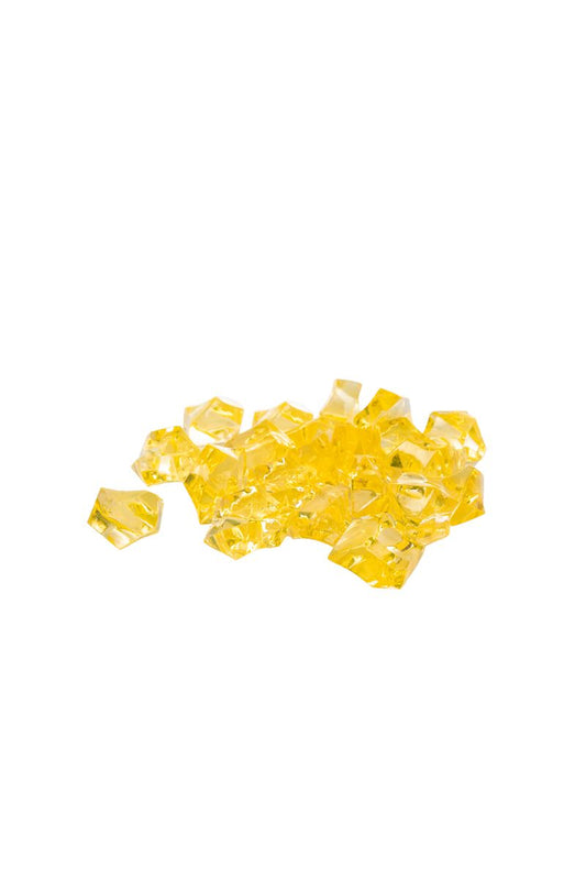 gold acrylic gems