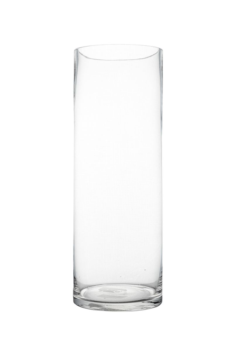 14 inch cylinder glass vase