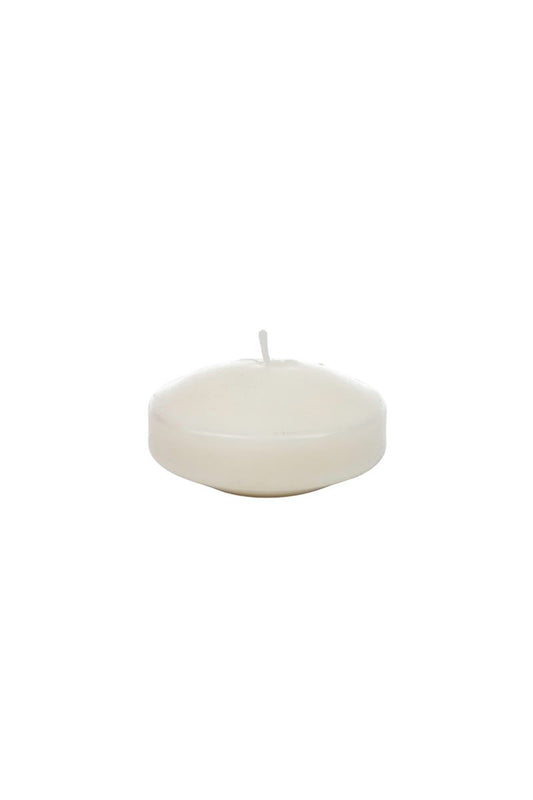 white floating candle