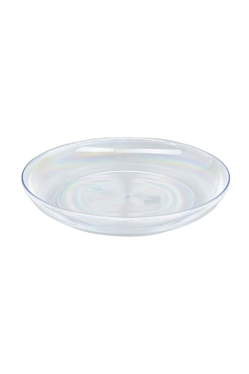 7.5 inch clear plastic floral tray