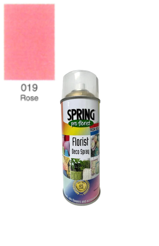 019 rose floral spray color can
