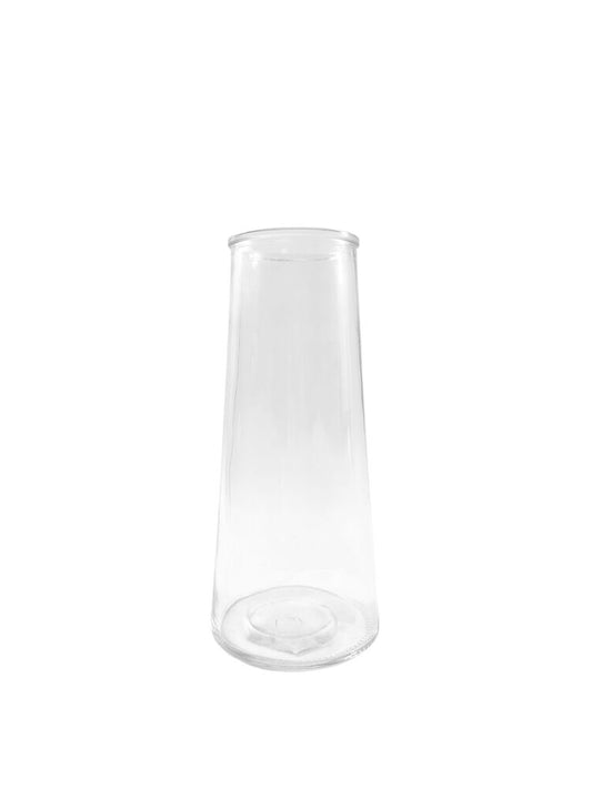 9 inch clear cylinder glass vase