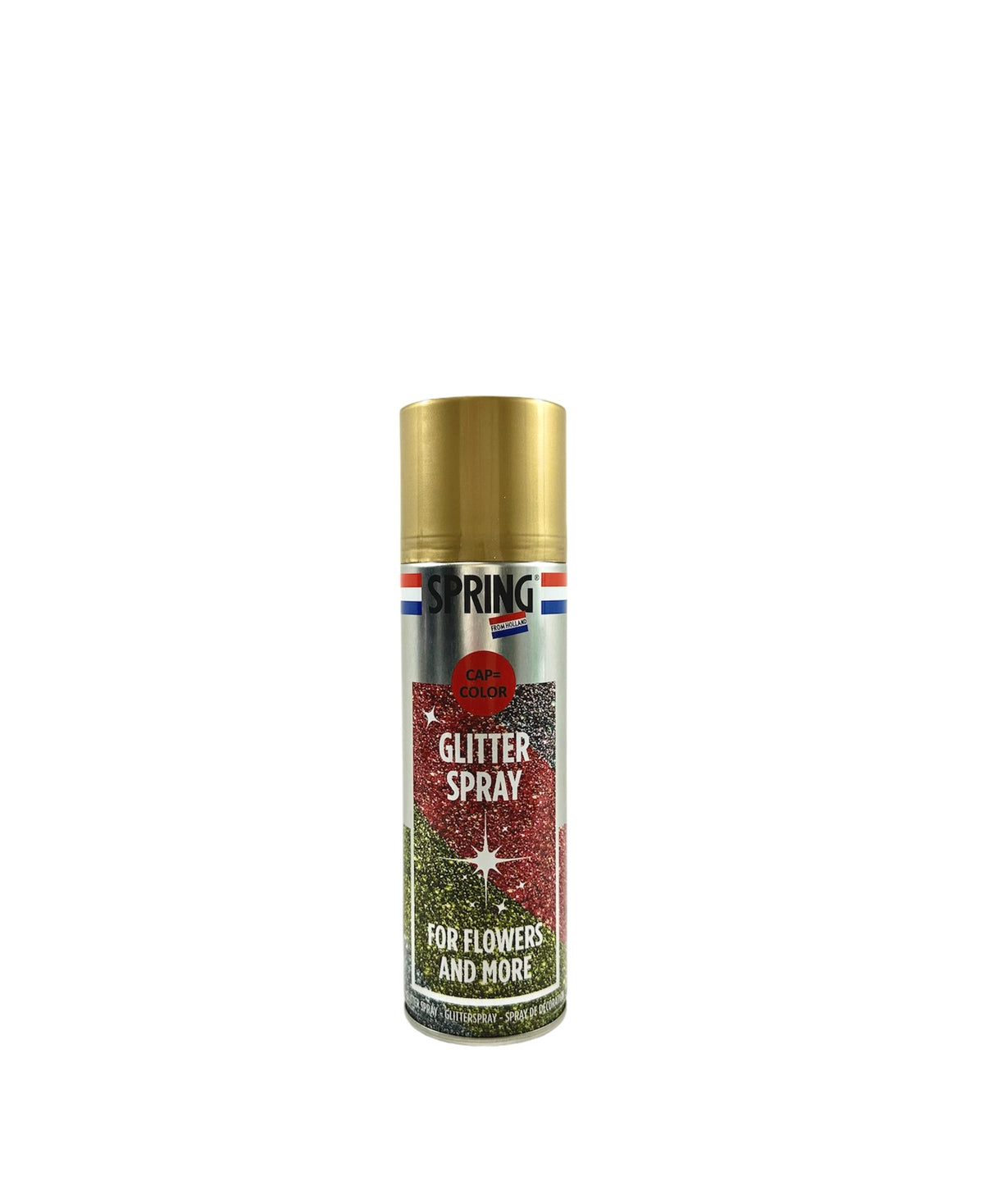 pro florist gold glitter spray can