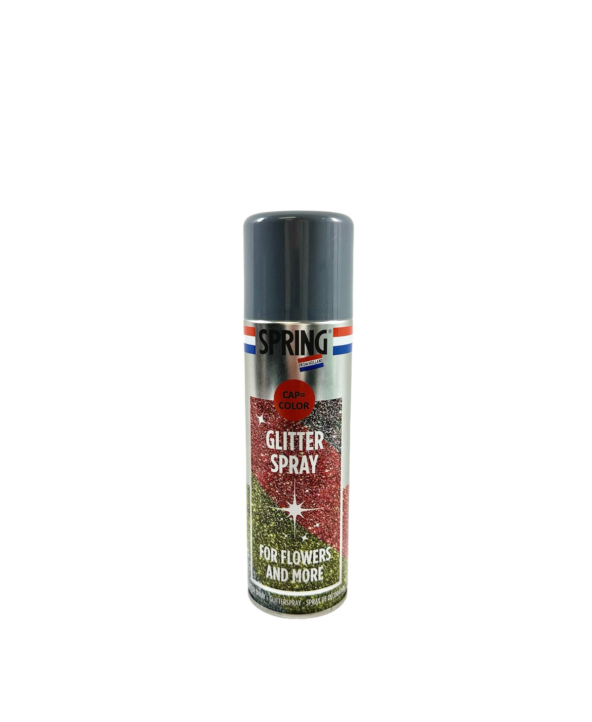 pro florist silver glitter spray can