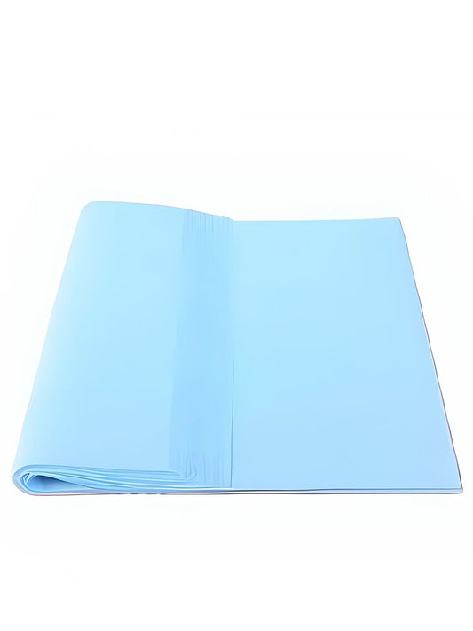 blue flower wrapping paper