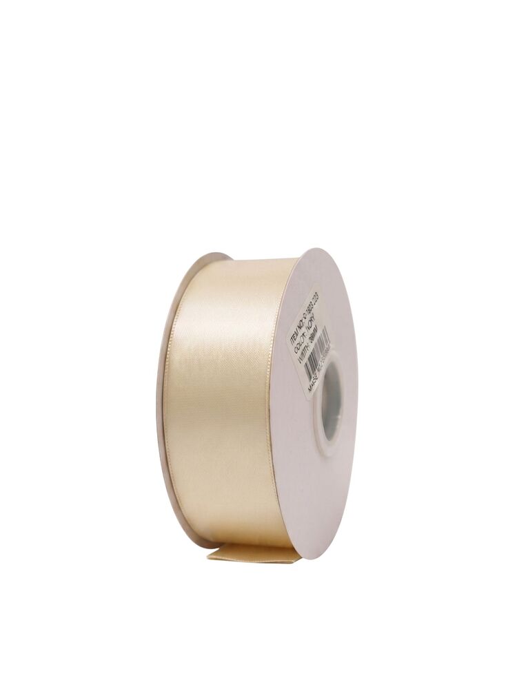 1.5 inch ivory single satin ribbon