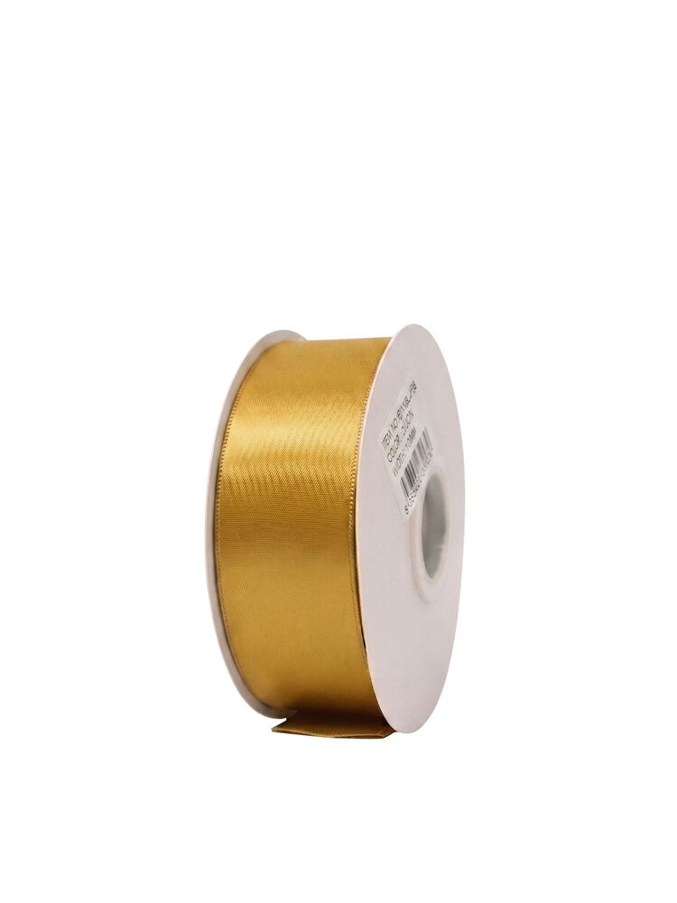 1.5 inch dijon single satin ribbon