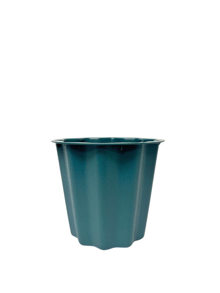 7.5 inch white bucket plastic planter