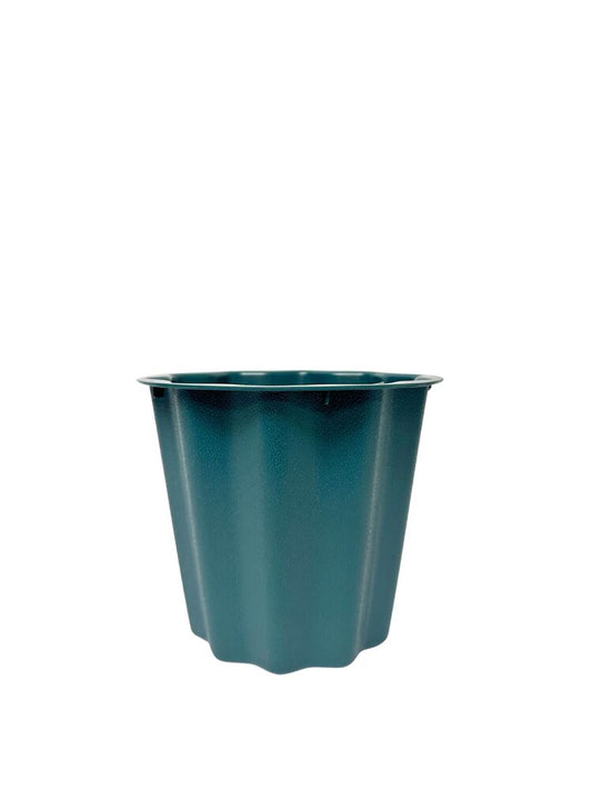 7.5 inch white bucket plastic planter
