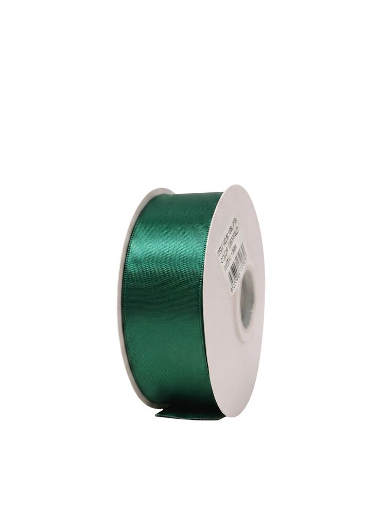 1.5 inch emerald single satin ribbon
