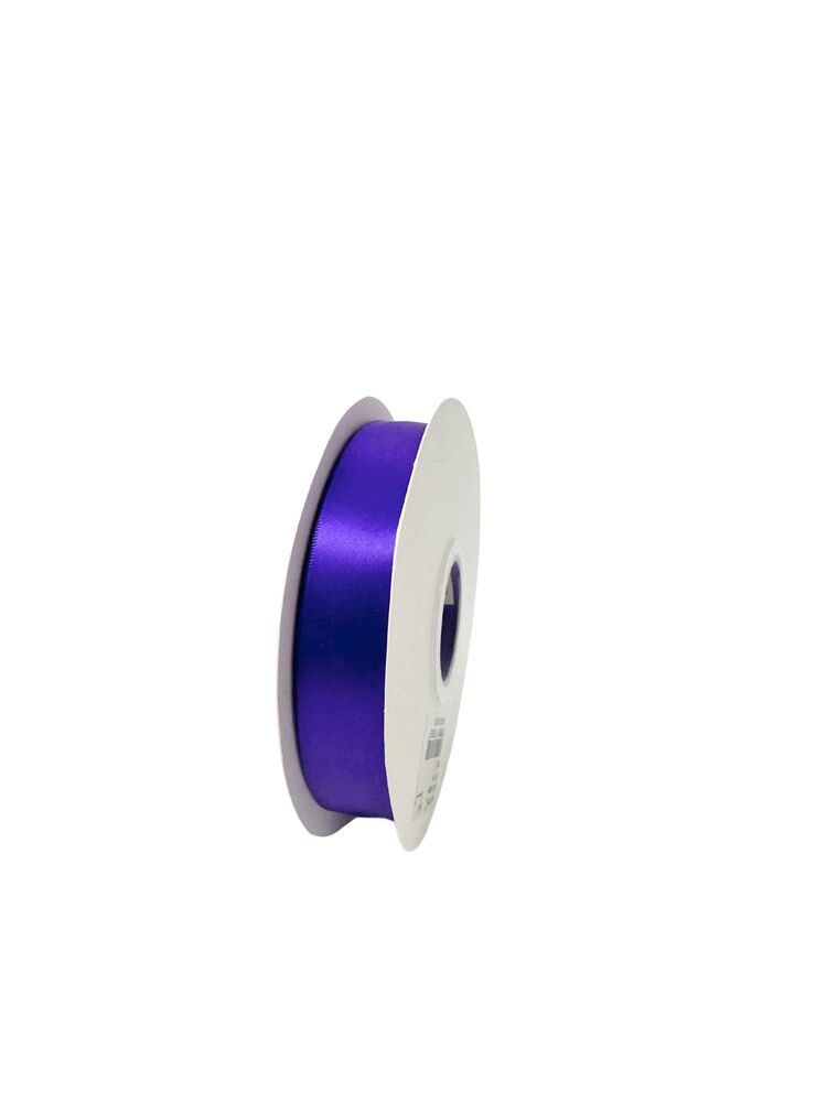 7/8 inch purple single satin ribbon