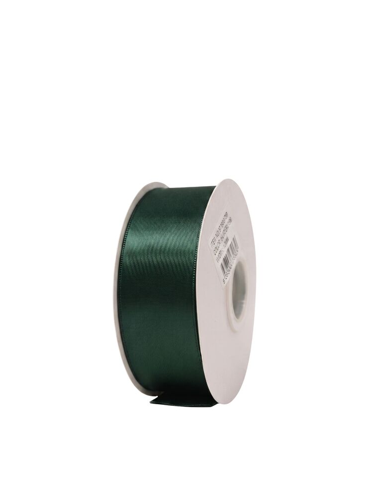 1.5 Inch Polyester Single Satin Ribbon (50 Yards) - Hunter