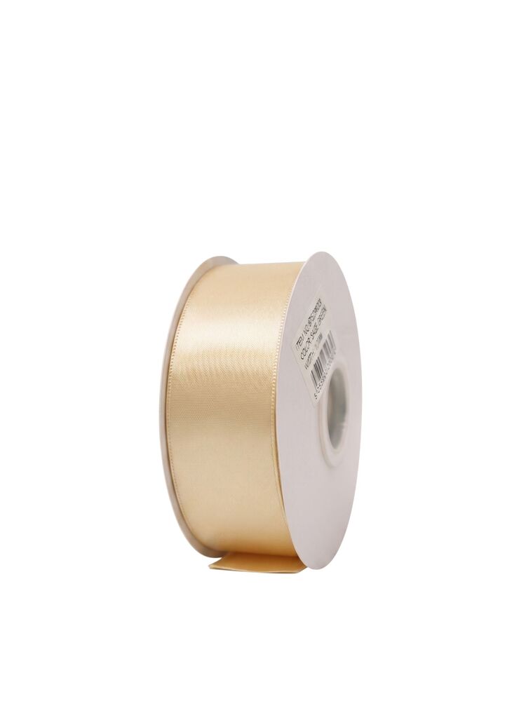 1.5 inch cream single satin ribbon