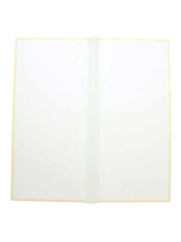 white with gold edge flower wrapping paper
