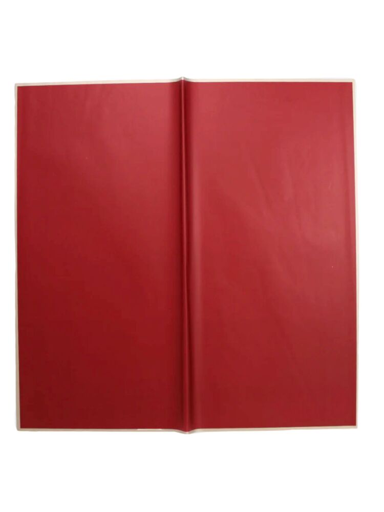 red with gold edge flower wrapping paper