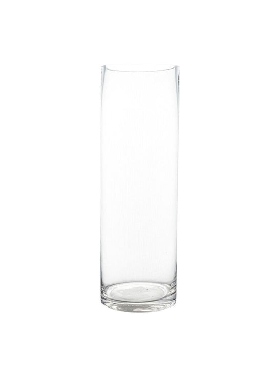 24 inch clear cylinder glass vase
