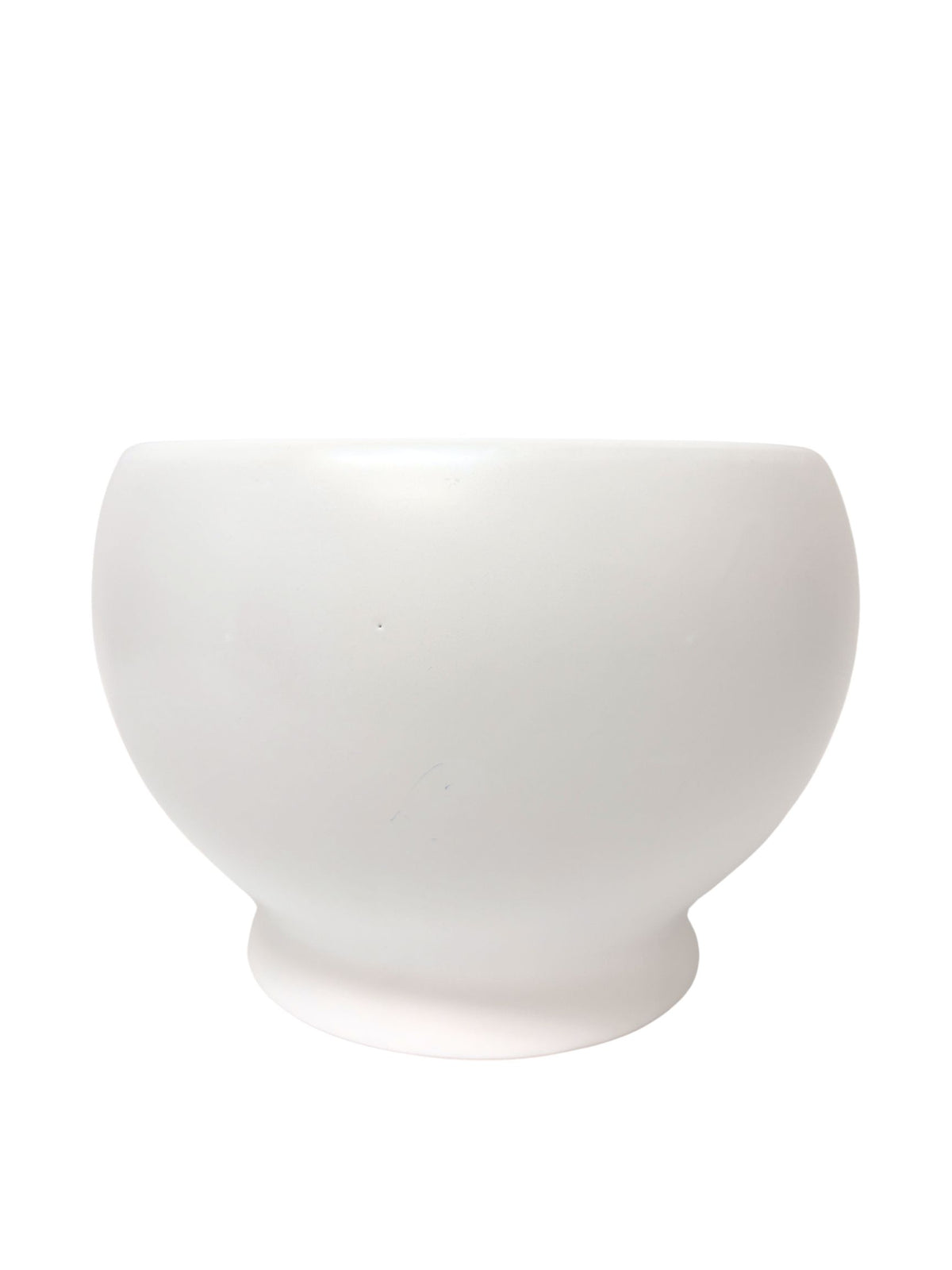 6 inch white bowl ceramic vase