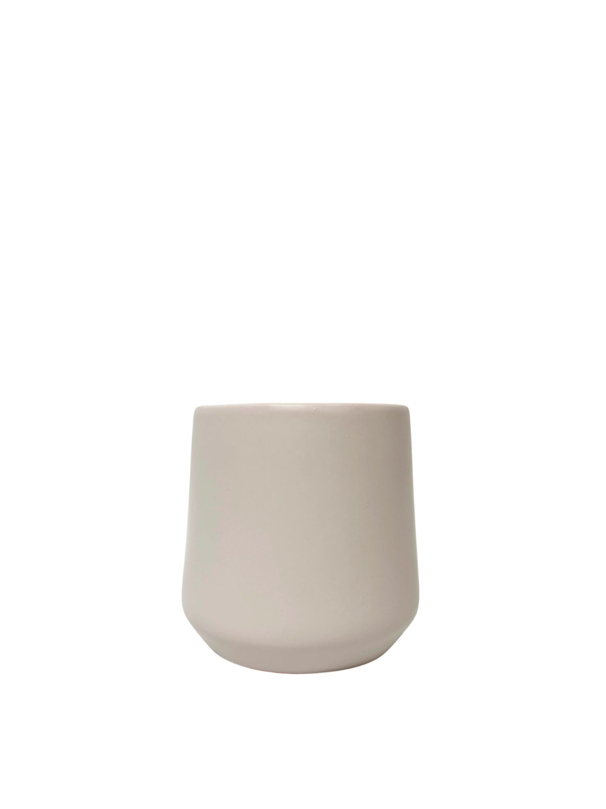 4.5 inch gray stone round ceramic vase