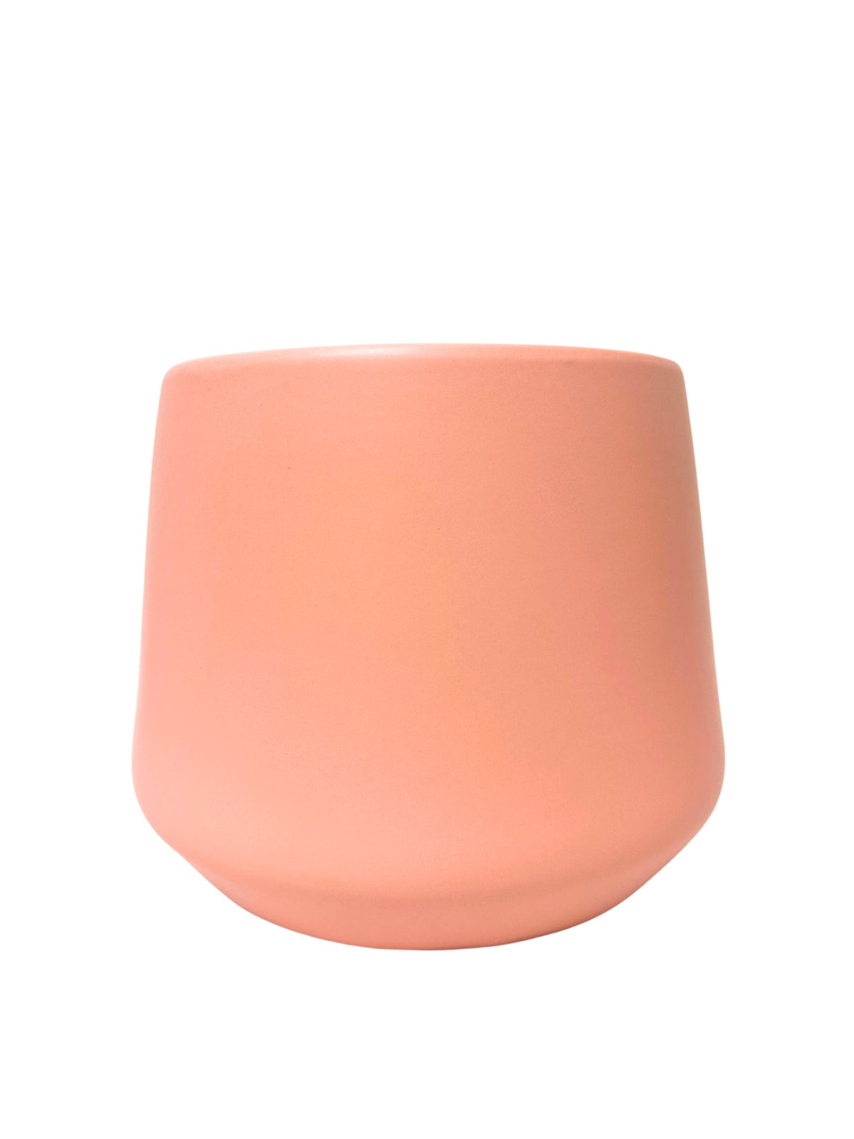7 inch rose blossom round ceramic vase
