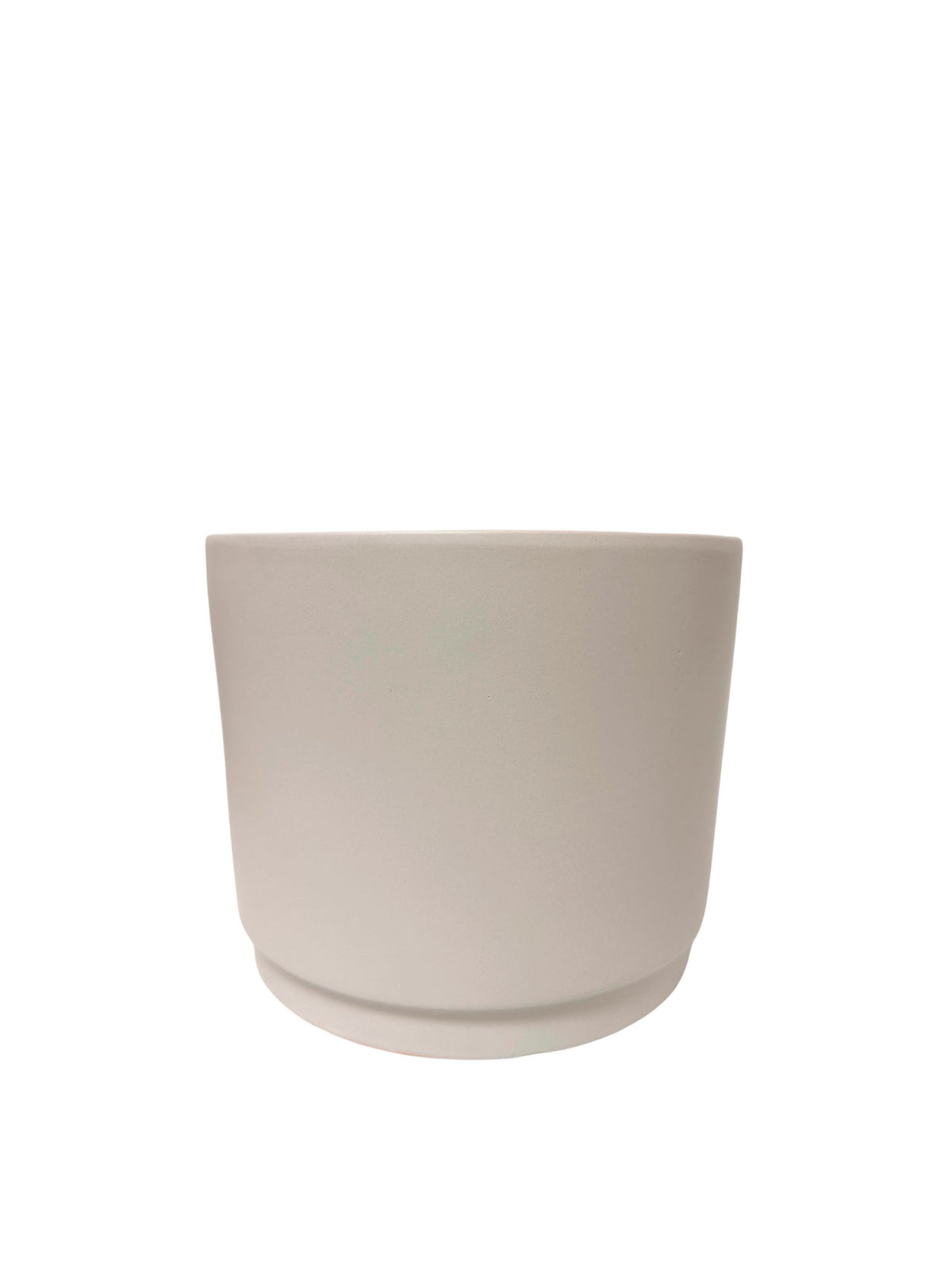 5.5 inch gray stone round ceramic vase