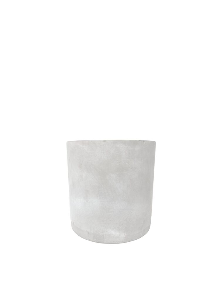 5 inch gray cylinder cement planter