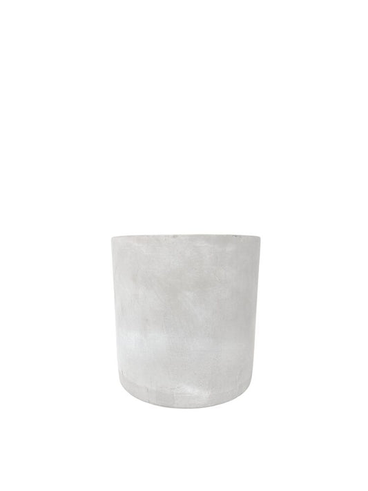 5 inch gray cylinder cement planter