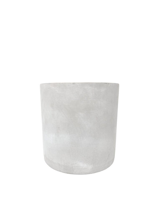 6 inch gray cylinder cement planter